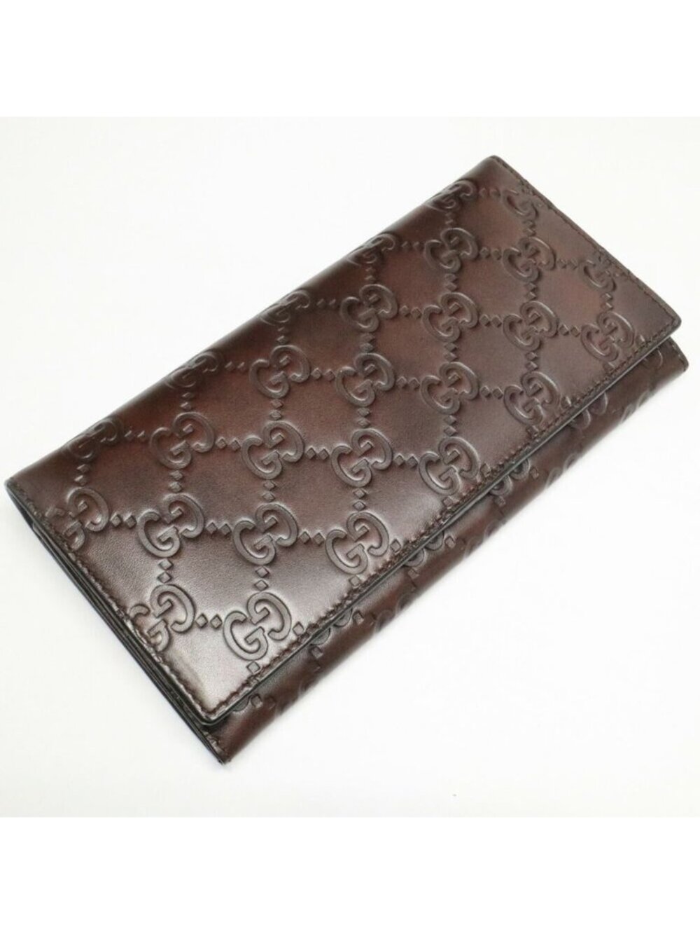 Gucci Guccissima Wallet Brown Leather - Picture 3 of 10